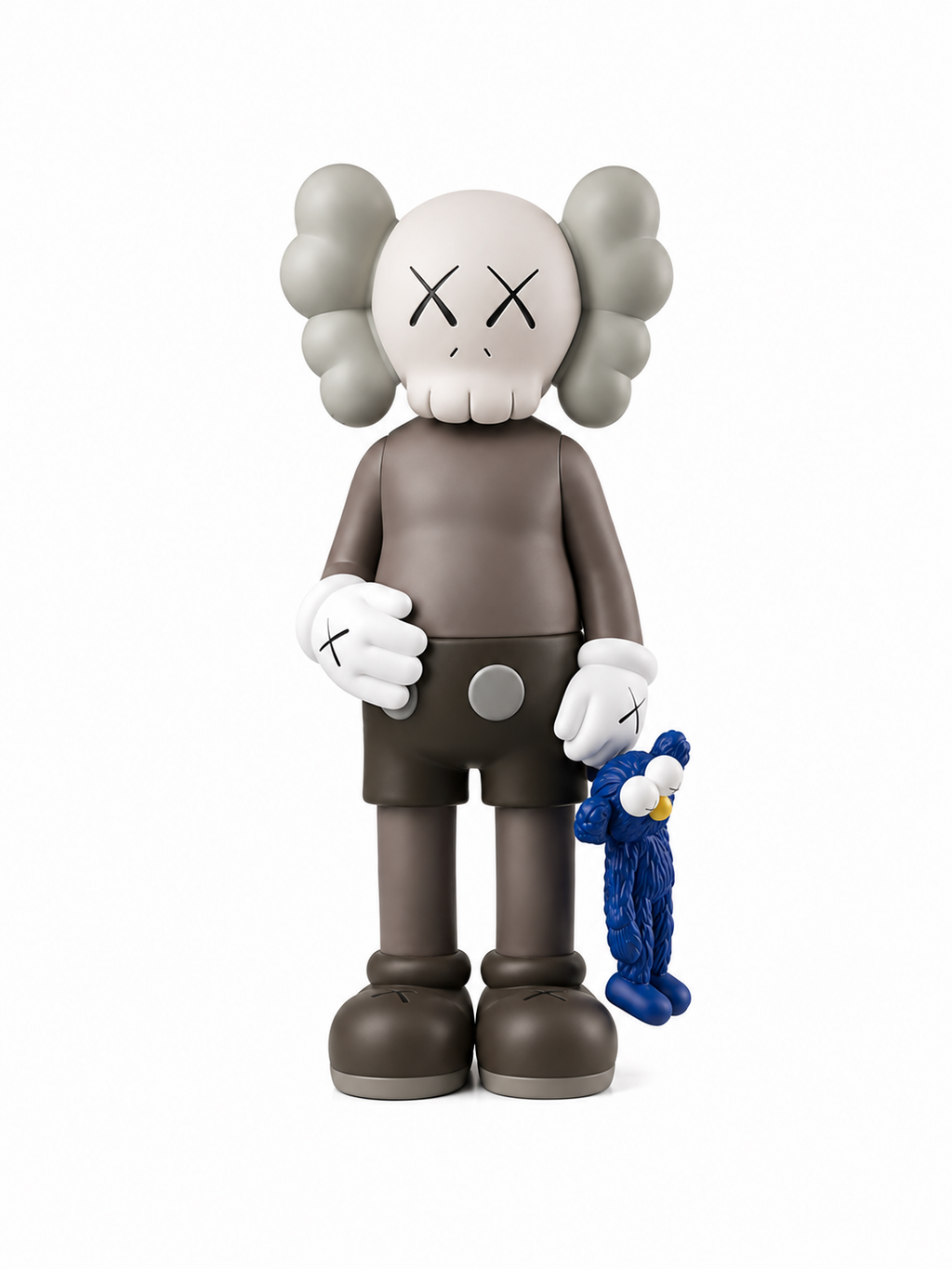 Figurine Design KAWS Style with Blue Plush – 30 cm