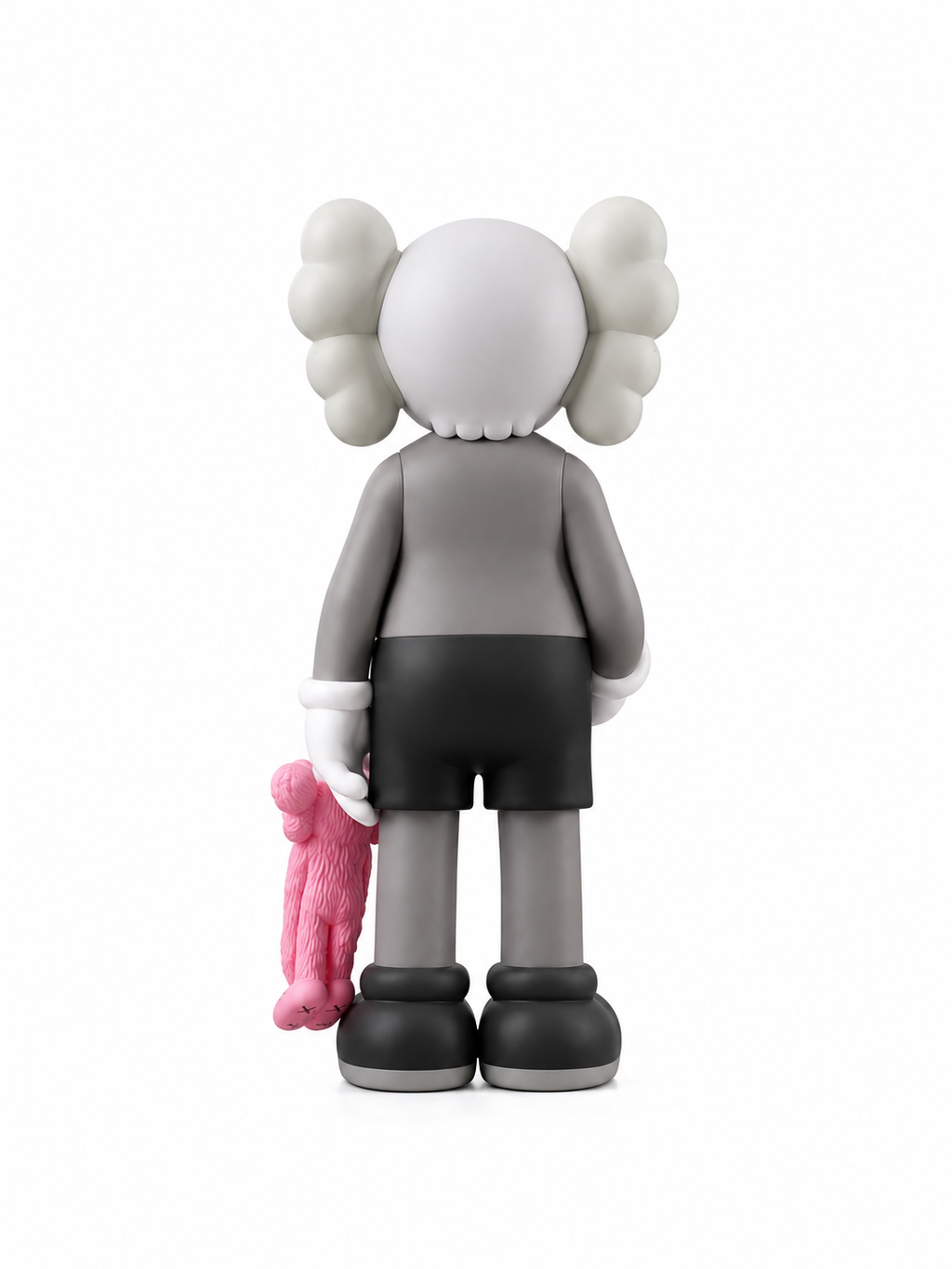 Figurine Design Style KAWS avec Doudou Rose – 30 cm
